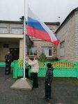 Сегодня на линейке поднятия государственного флага РФ 